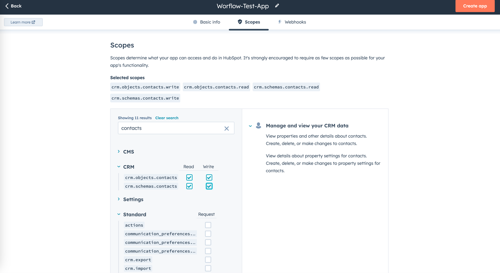 Step1---Private-app---4-scopes