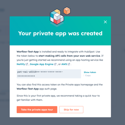 Step1---Private-app---5-created