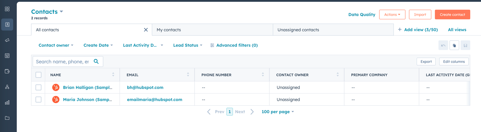Step1.1---Contacts---0-list