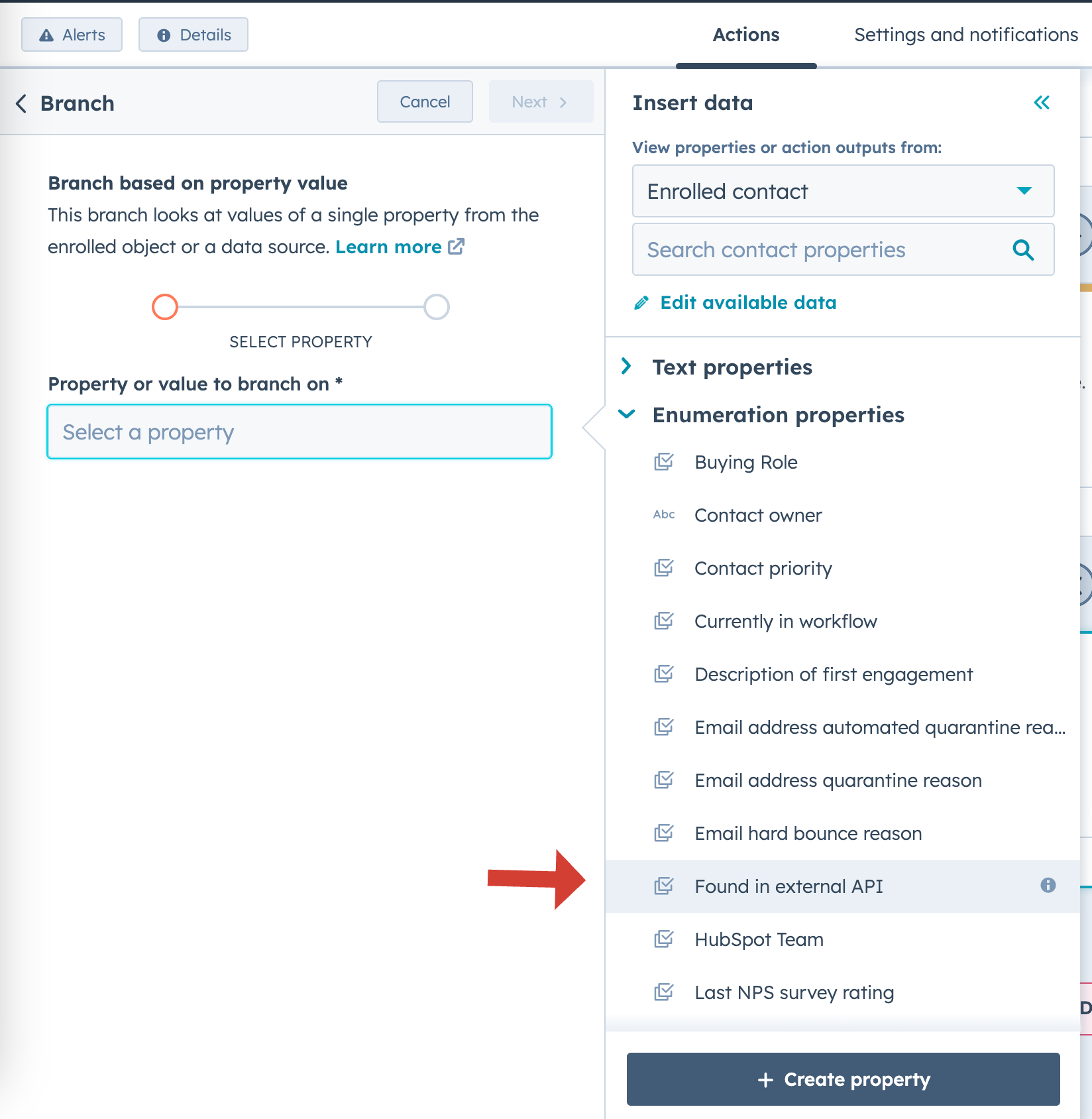 Step4---Further-actions---5-select-property-value